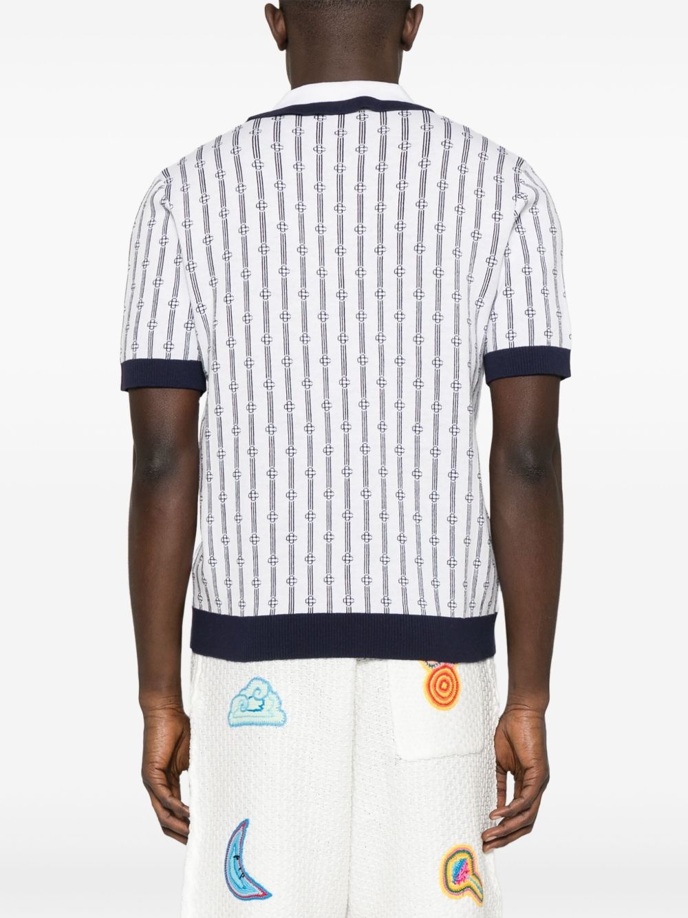 monogram polo shirt - 3