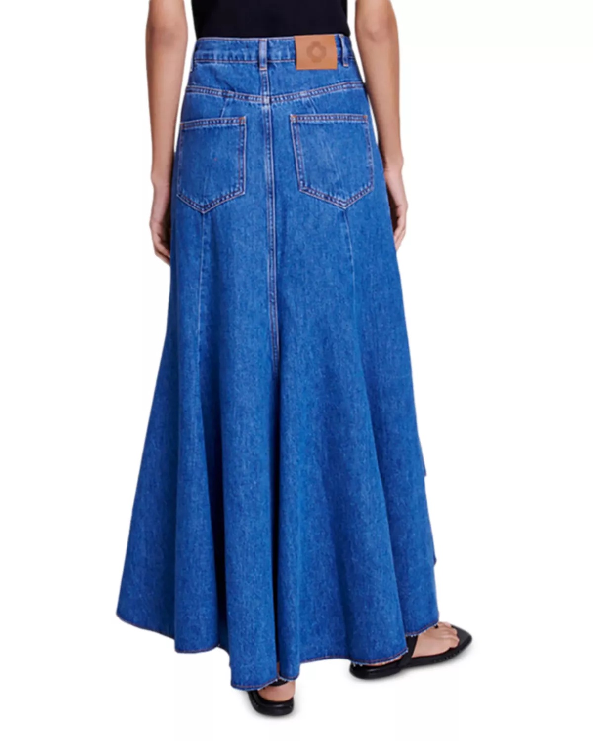 Jondulys Denim Maxi Skirt - 3