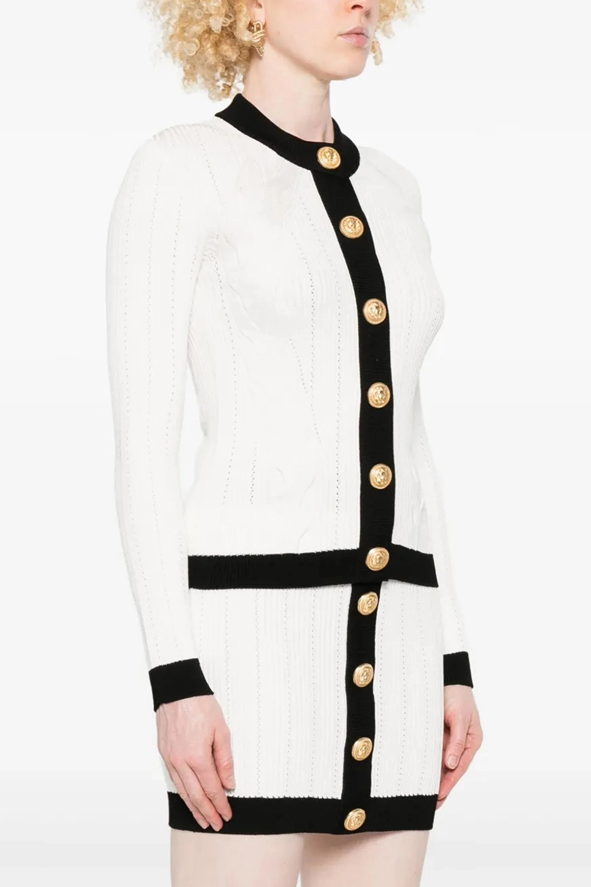 Two-tone cardigan - 2