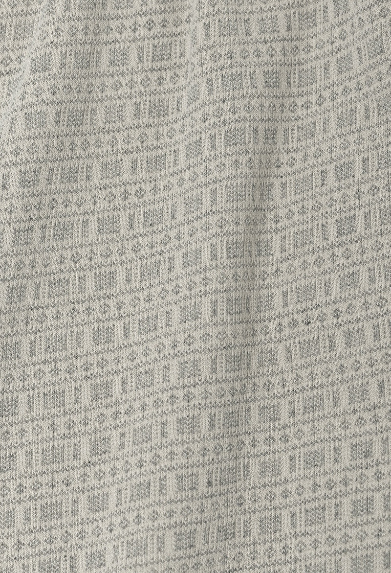 RAW EDGE JACQUARD PULLOVER 10