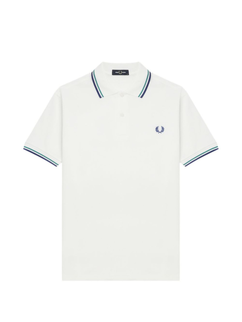 tipped short-sleeve polo shirt 1