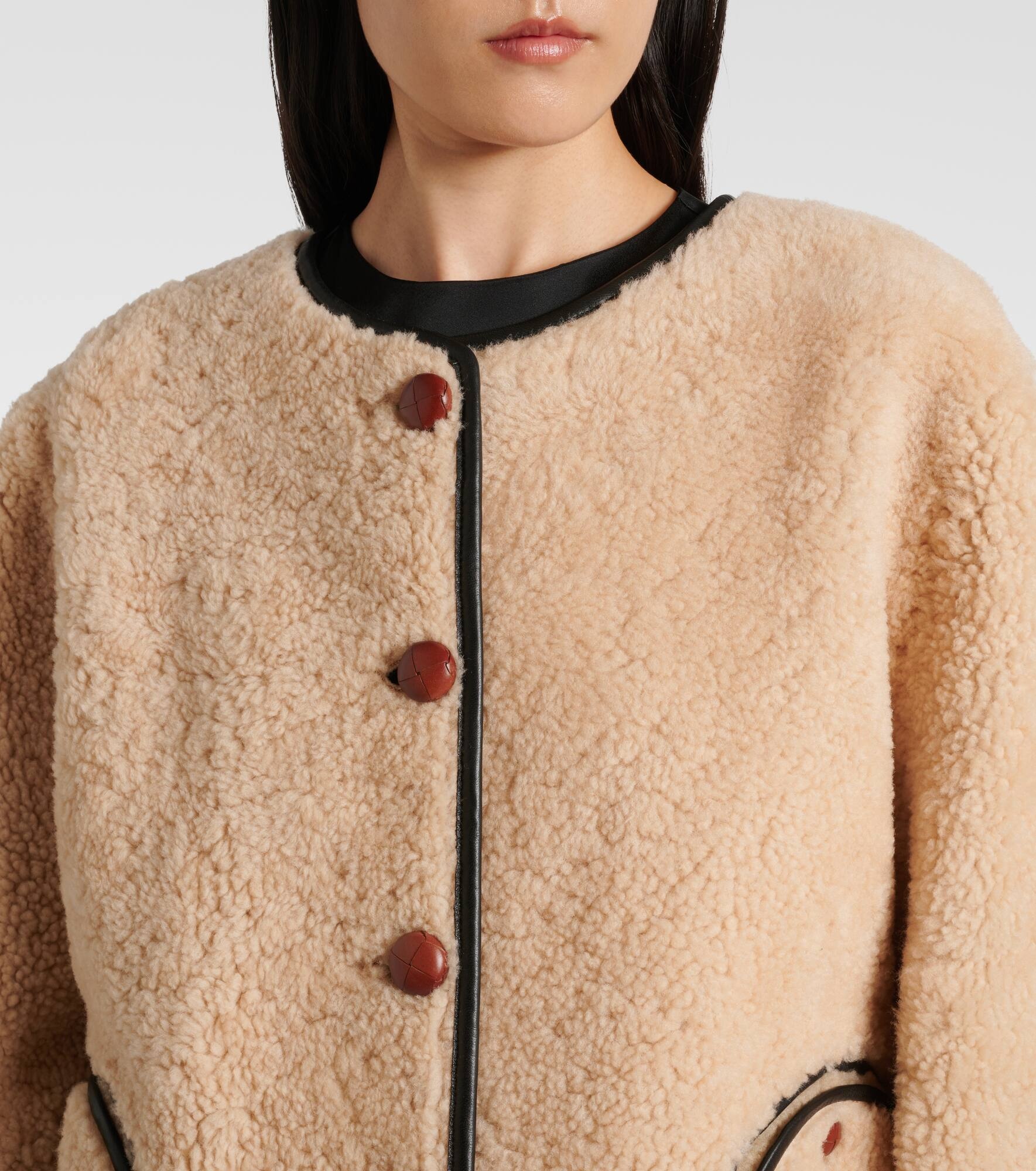 Gliss reversible shearling jacket - 4