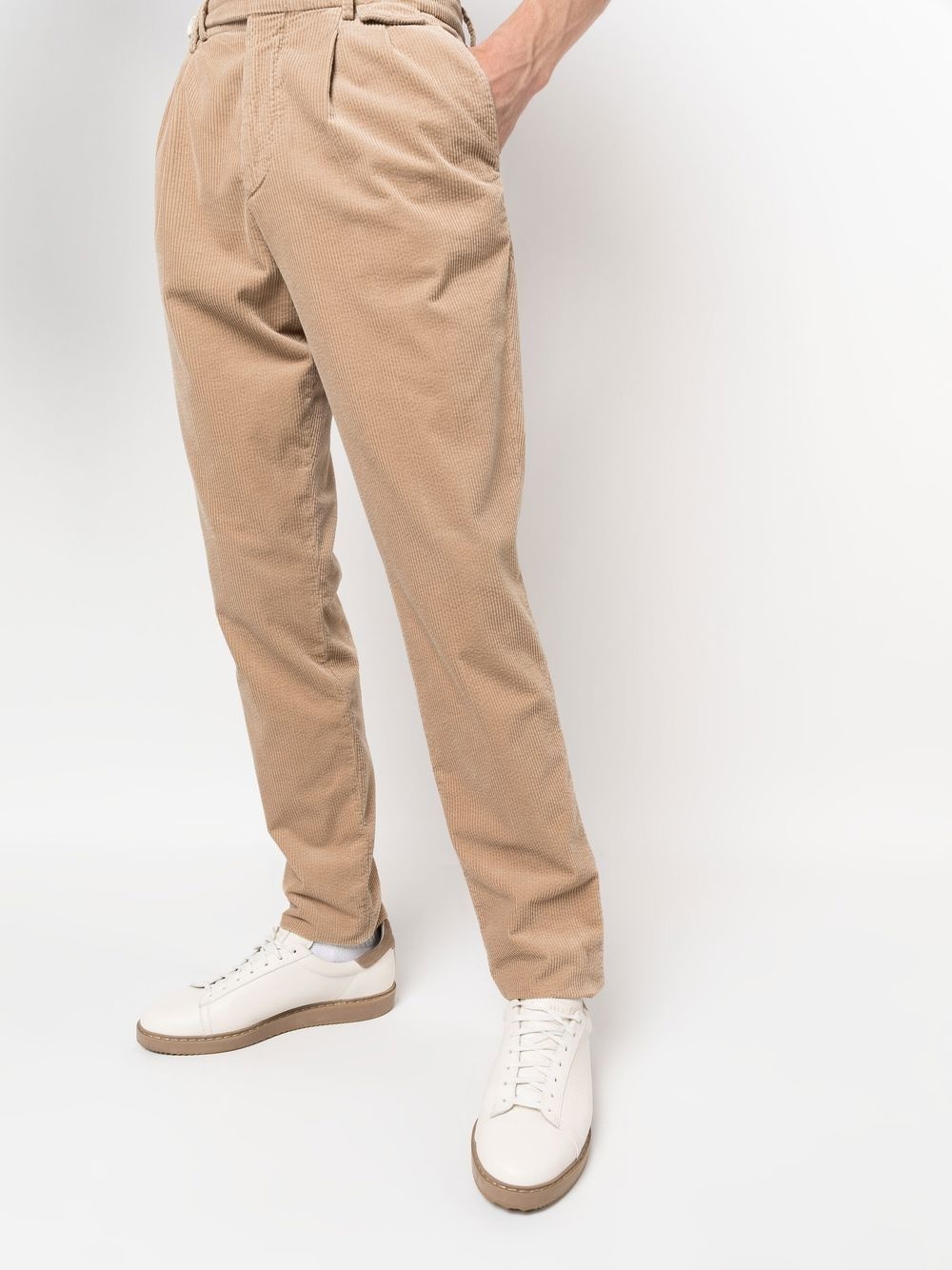 corduroy straight-leg trousers - 5