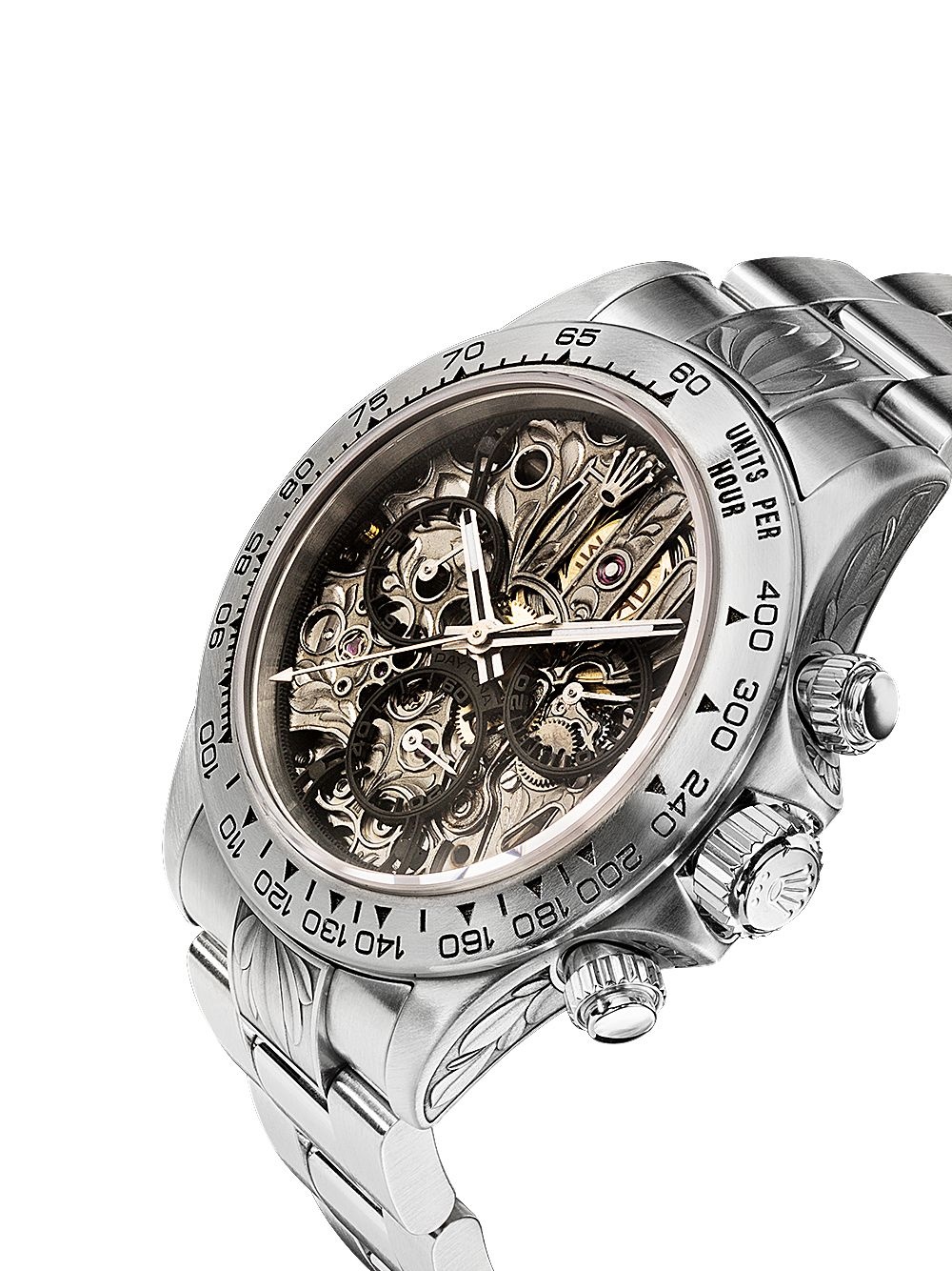 customised Rolex Daytona Openwork SK II 40mm - 5