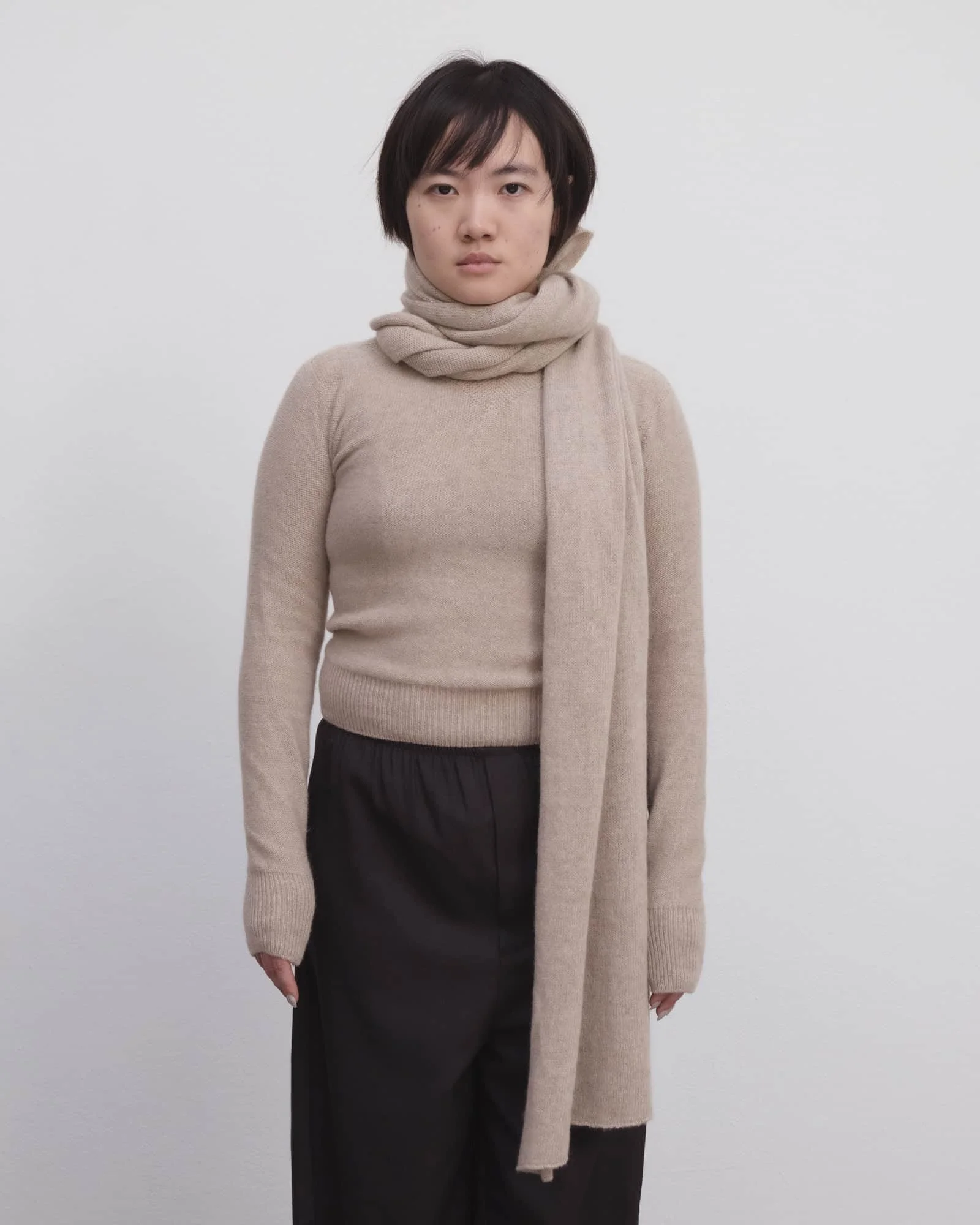 Enso Scarf - Recycled Cashmere - 1