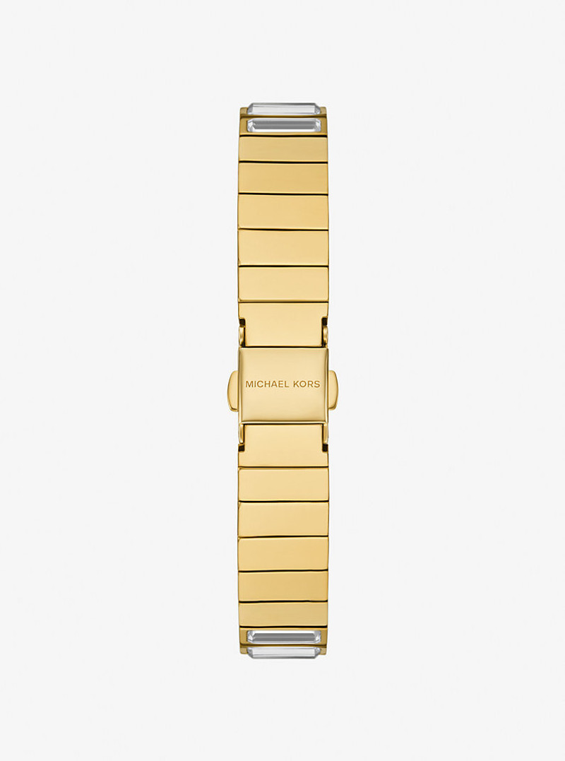 Limited-Edition Mini Darrington Pavé Bezel Gold-Tone Watch 3