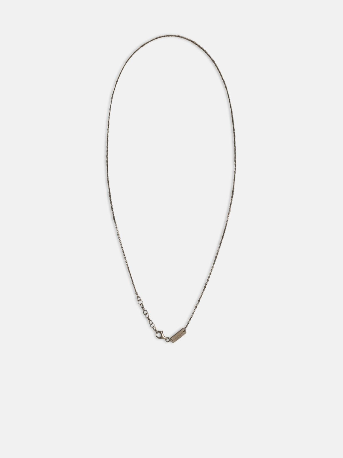 SILVER BRASS NECKLACE - 2