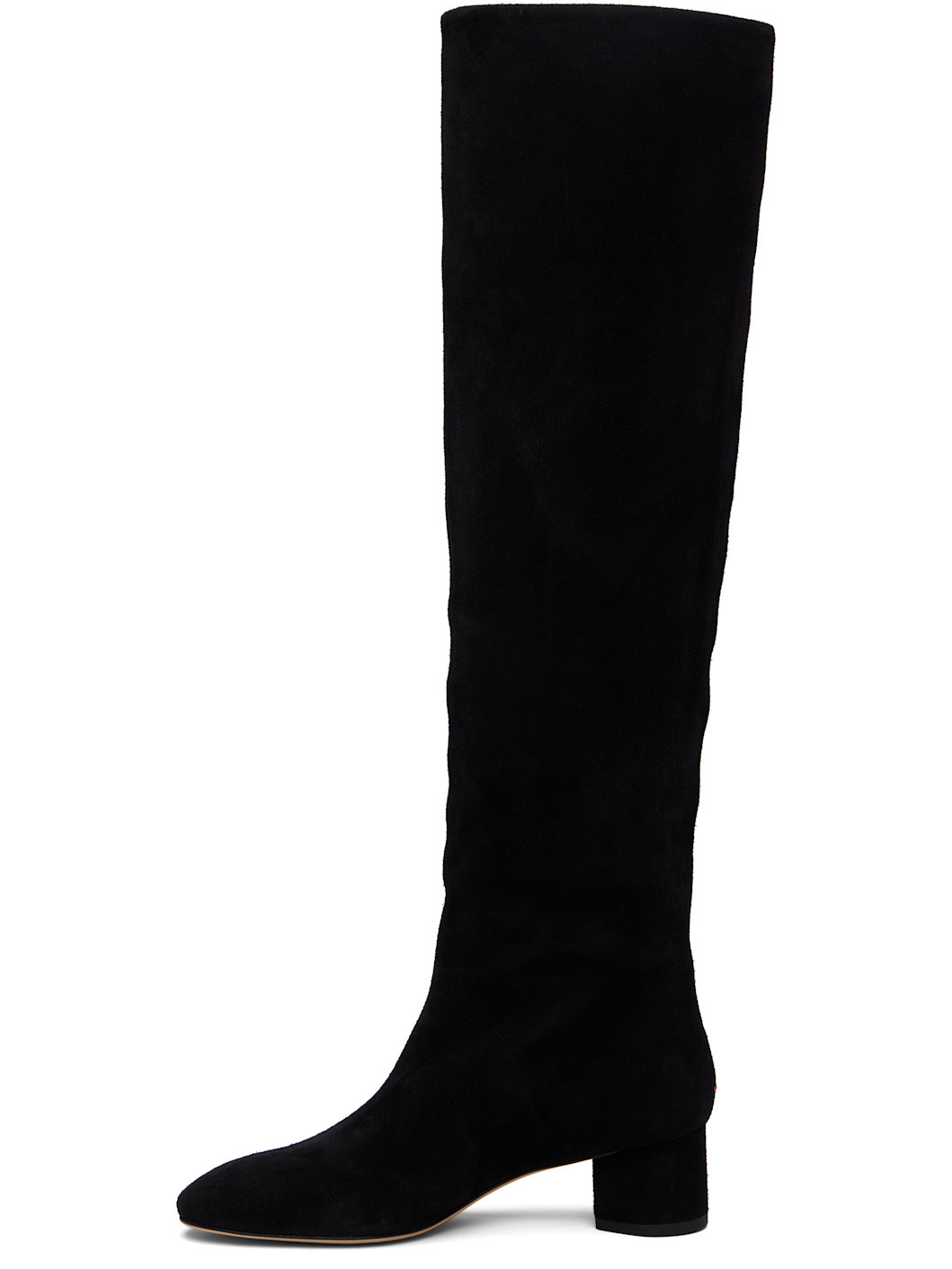 Black Willa Suede Over-Knee Boots - 3