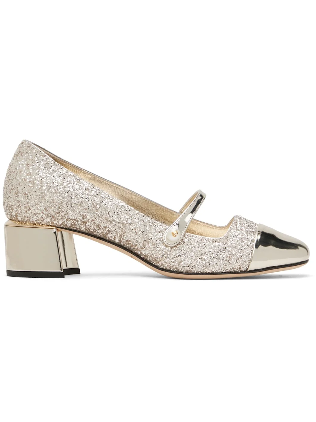 Gold Elisa 45 Heels - 1