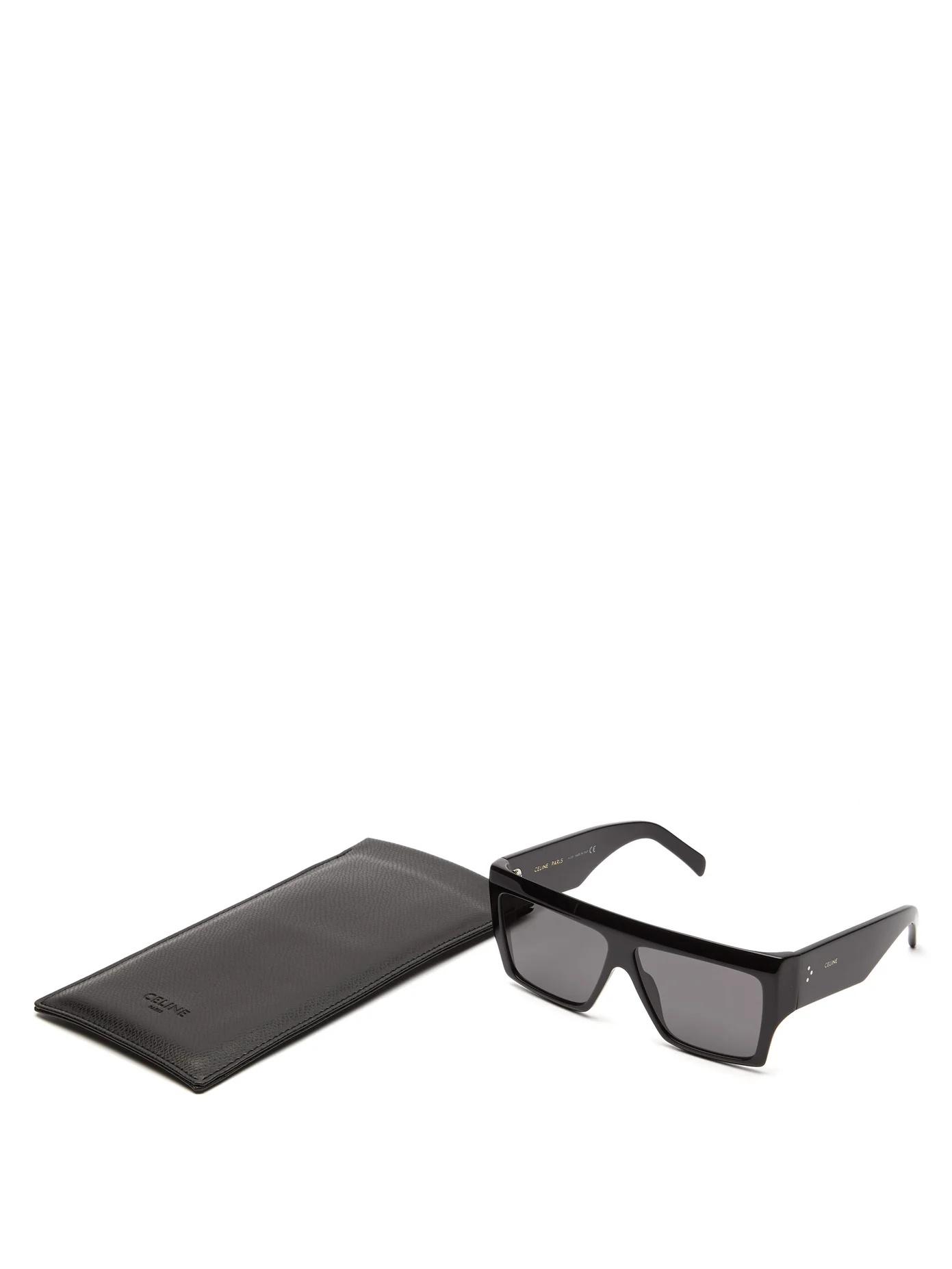 Flat-top acetate sunglasses - 5