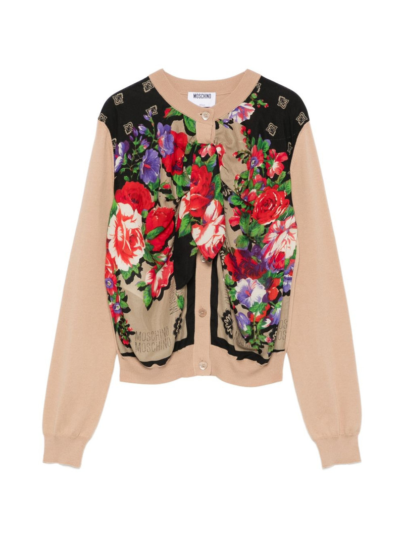 floral-print cardigan 1