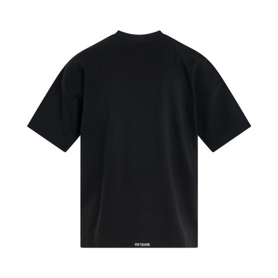 We11done Spine Skull Print T-Shirt in Black outlook