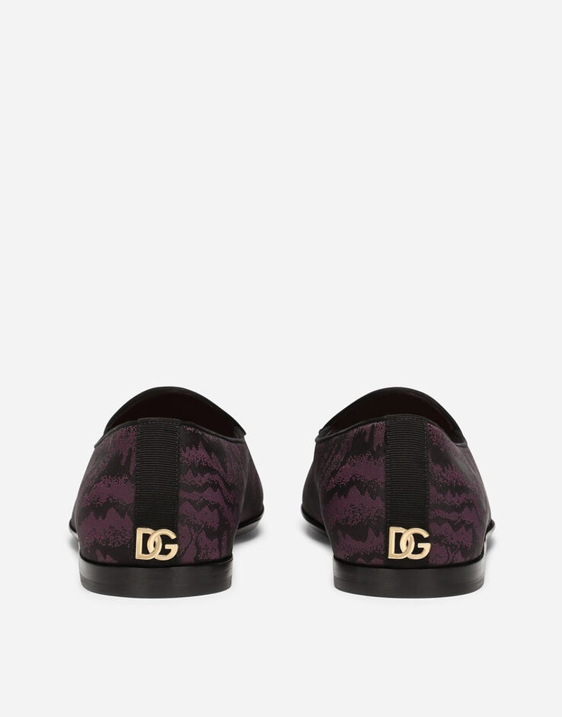 Dolce & Gabbana Iridescent fabric Caravaggio slippers outlook