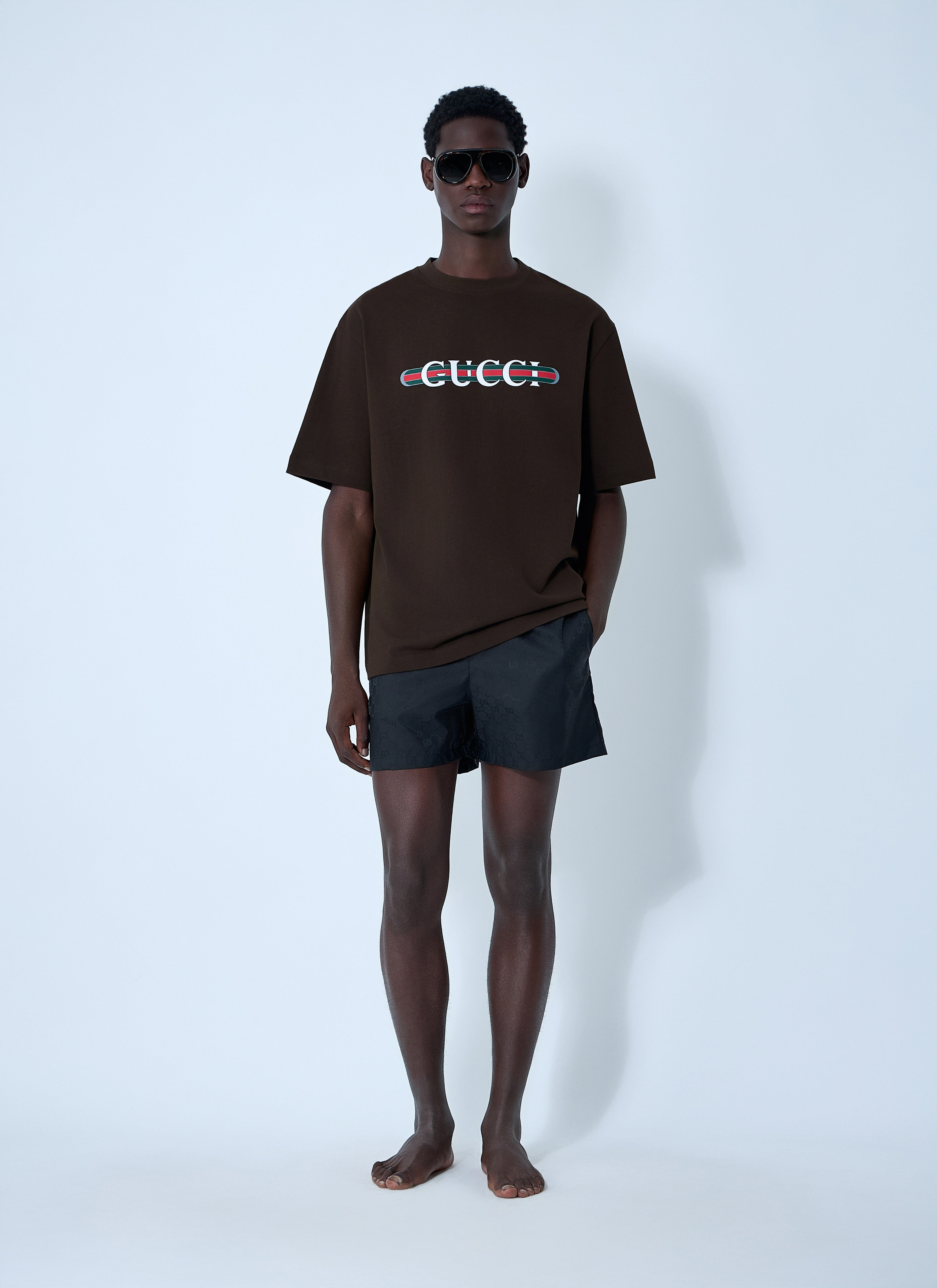 Gucci Men Gg Swim Shorts - 2