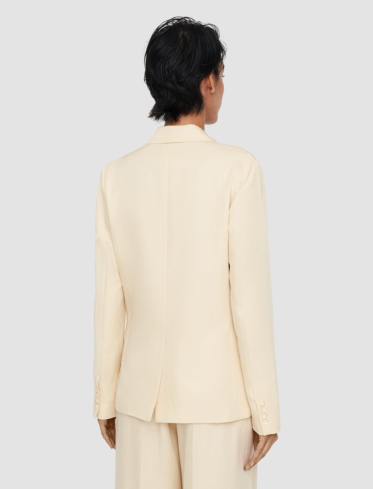Soft Cotton Silk Belmore Jacket - 4