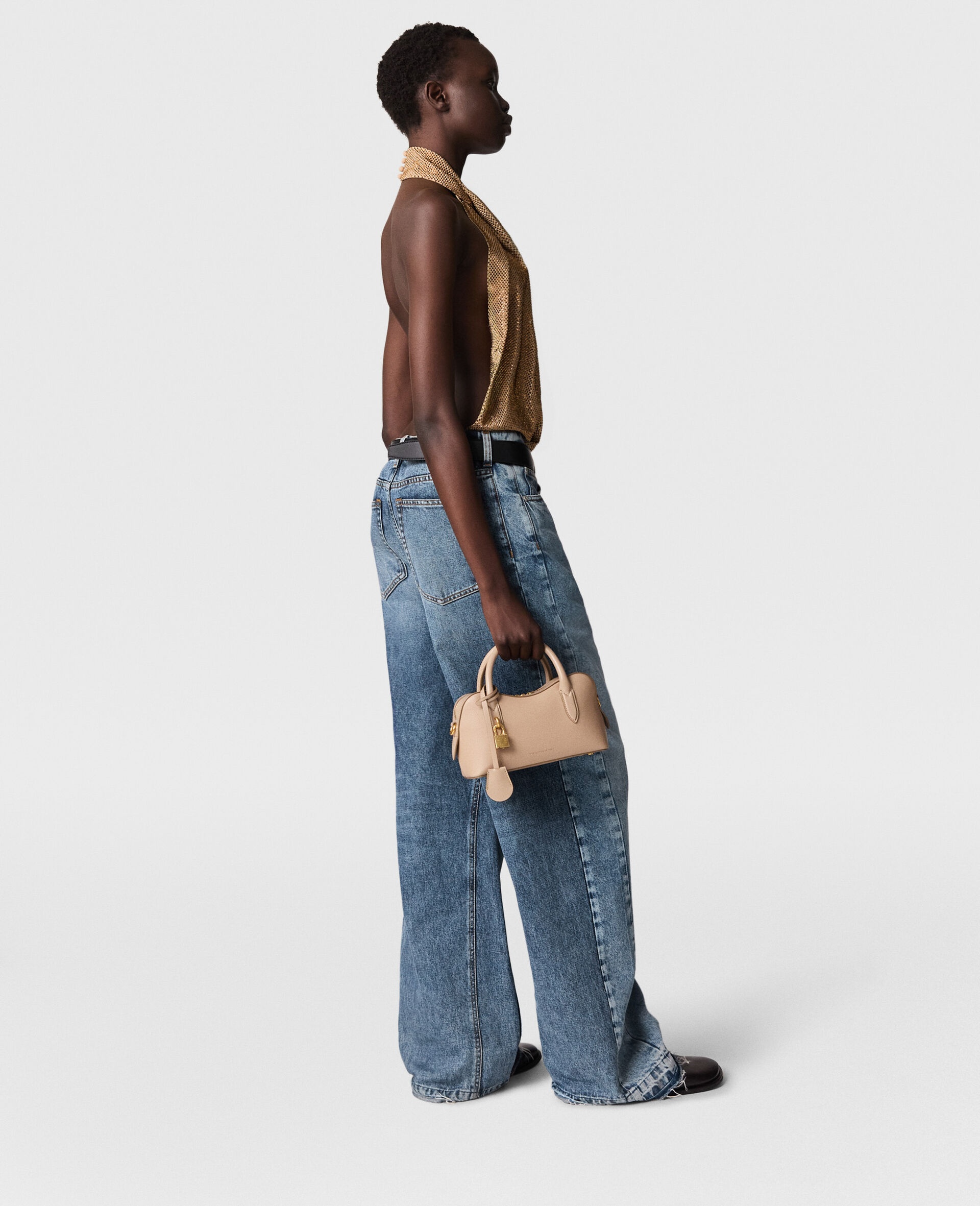 Vintage Wash Slouchy Straight-Leg Jeans - 3