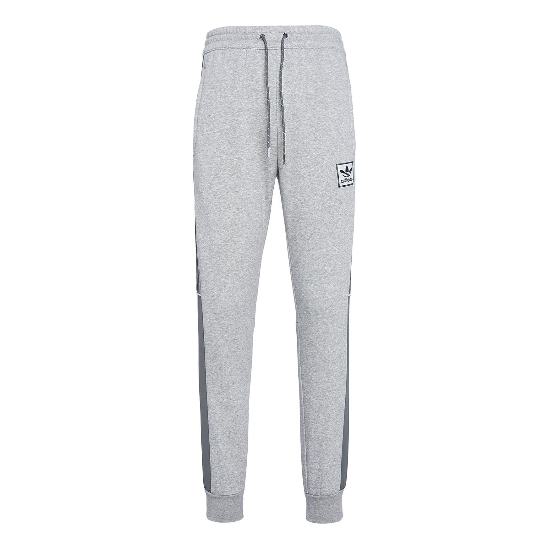 adidas originals Casual Logo Solid Color Sports Bundle Feet Pants Gray GU9421 - 1