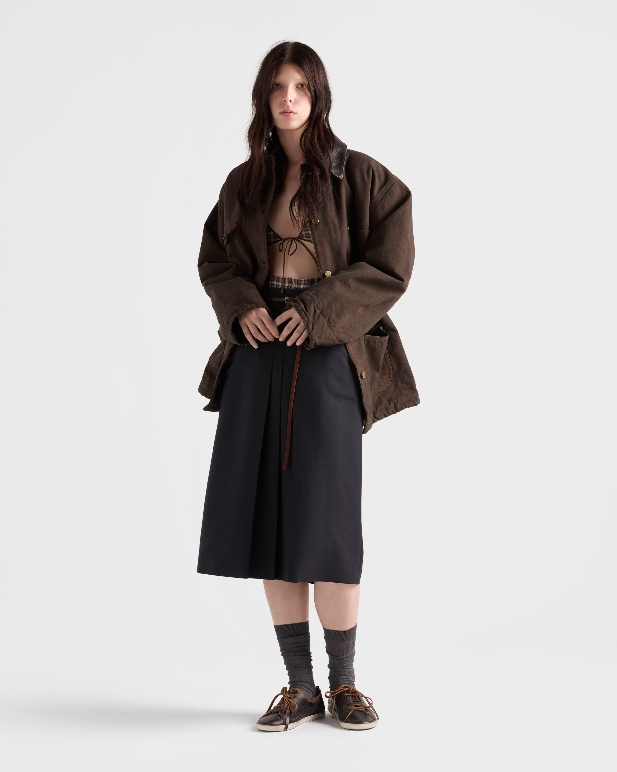 Kid mohair midi skirt - 2