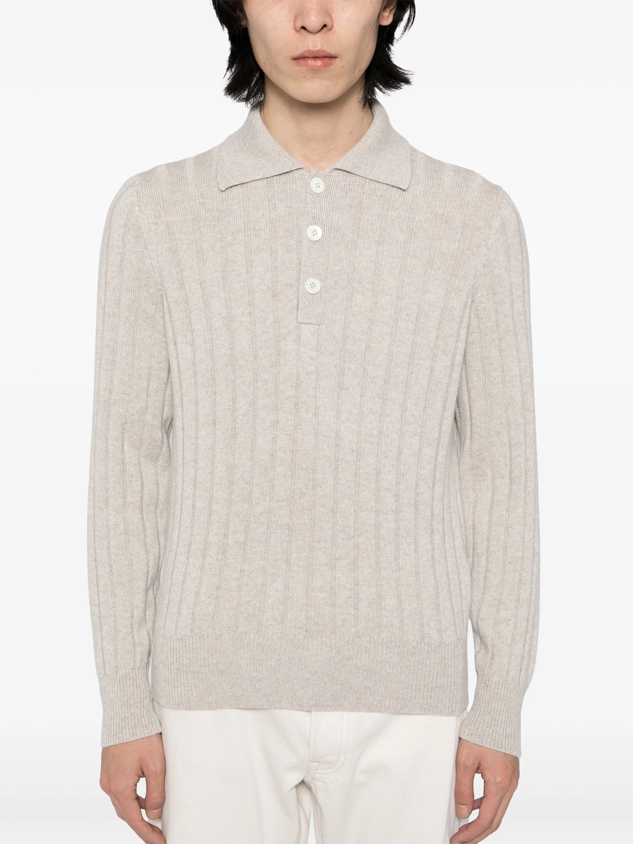 CASHMERE POLO SHIRT - 11