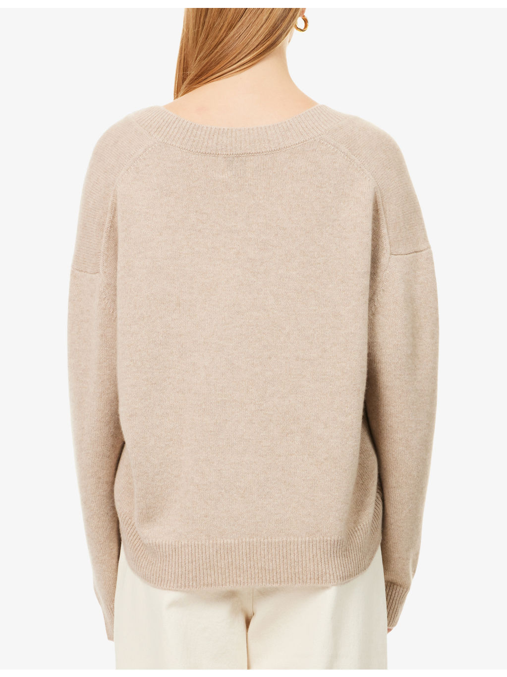 Lee V-Neck Cashmere Jumper - 4