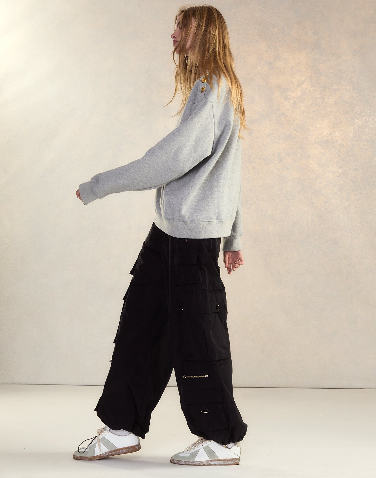 Button Up Sweatshirt - 6