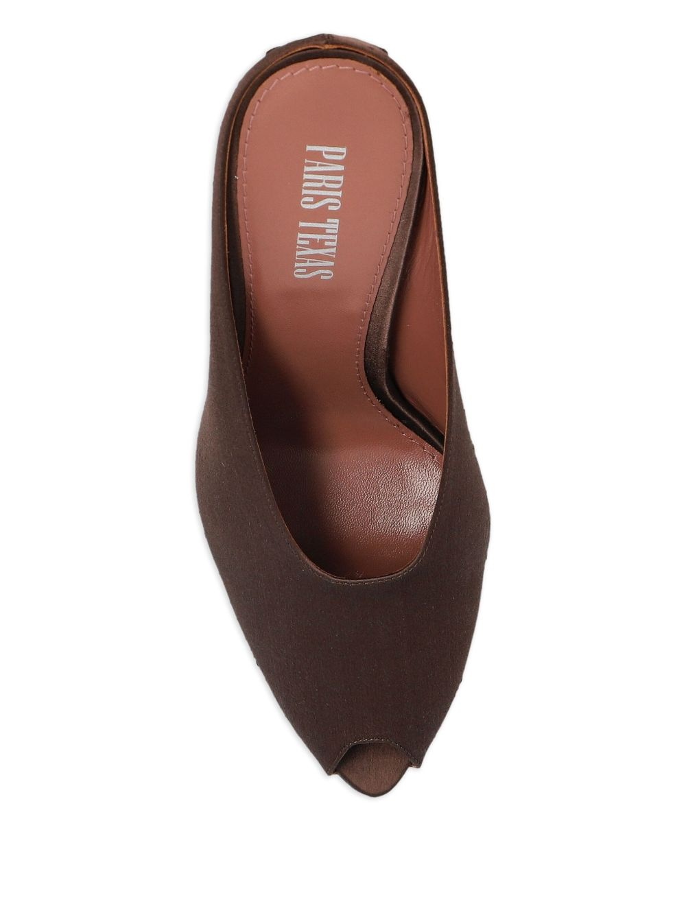 125mm satin-finish heeled sandals - 4
