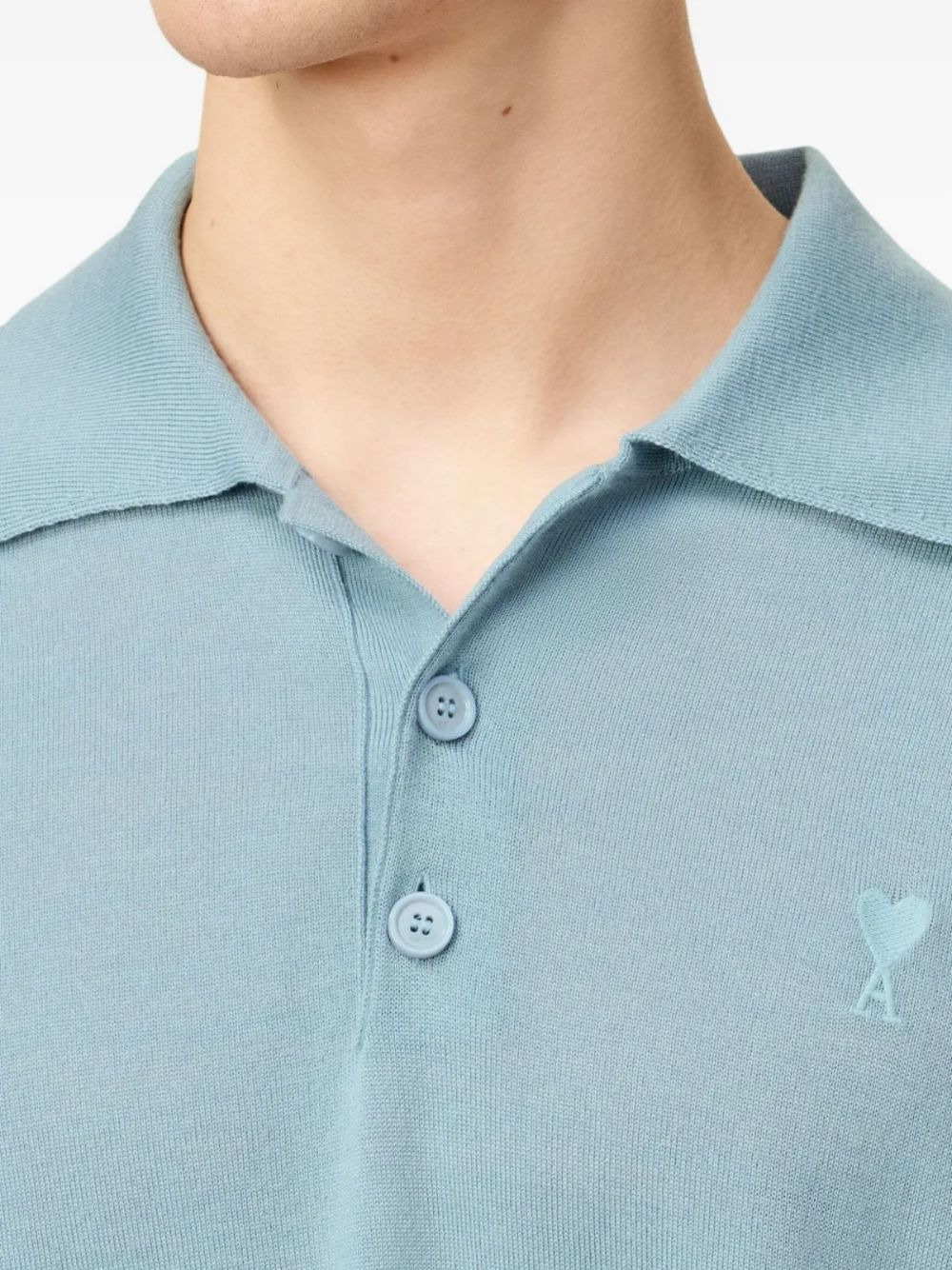 logo-embroidery polo shirt - 6