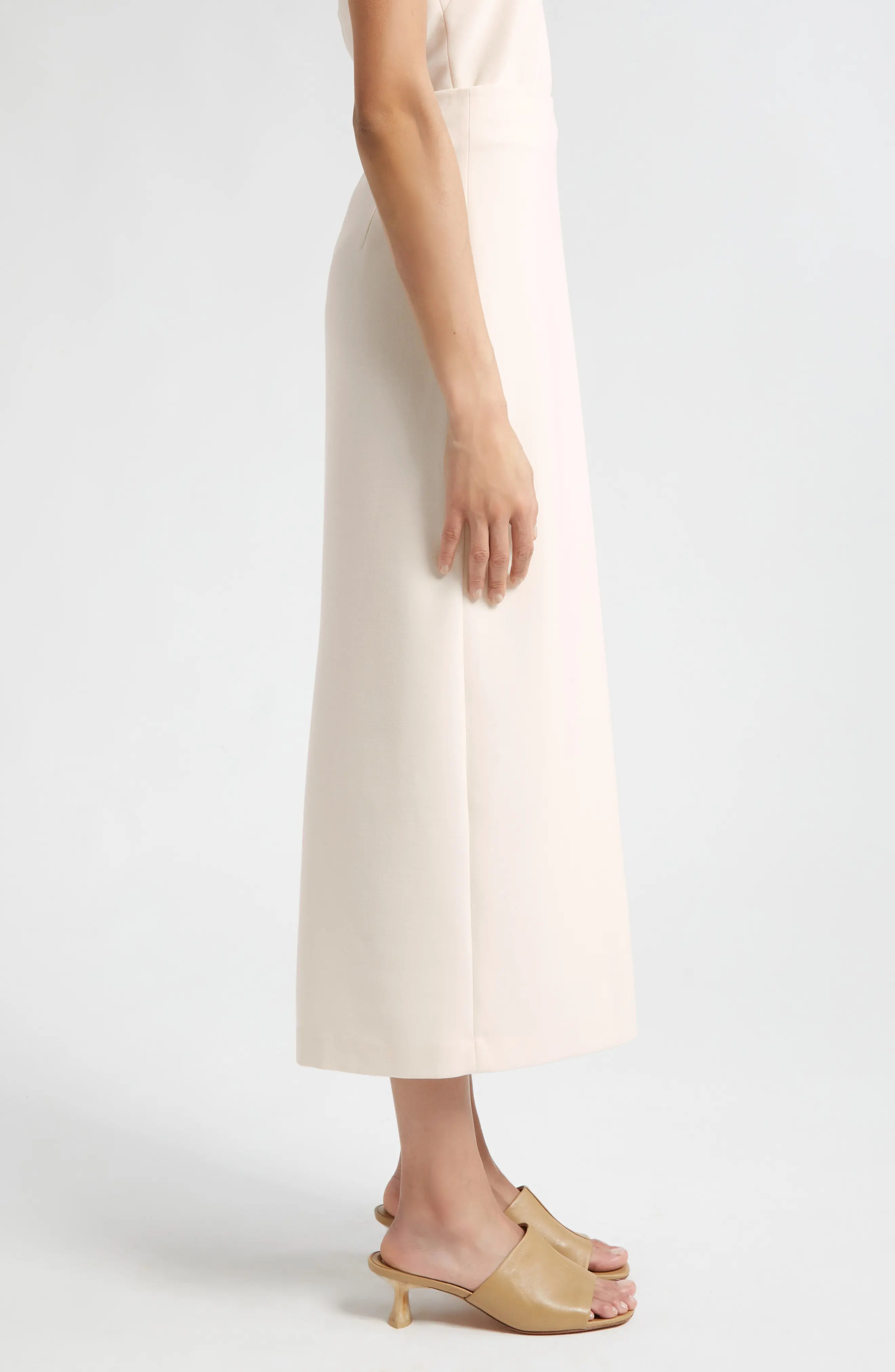 Lean Maxi Pencil Skirt - 4