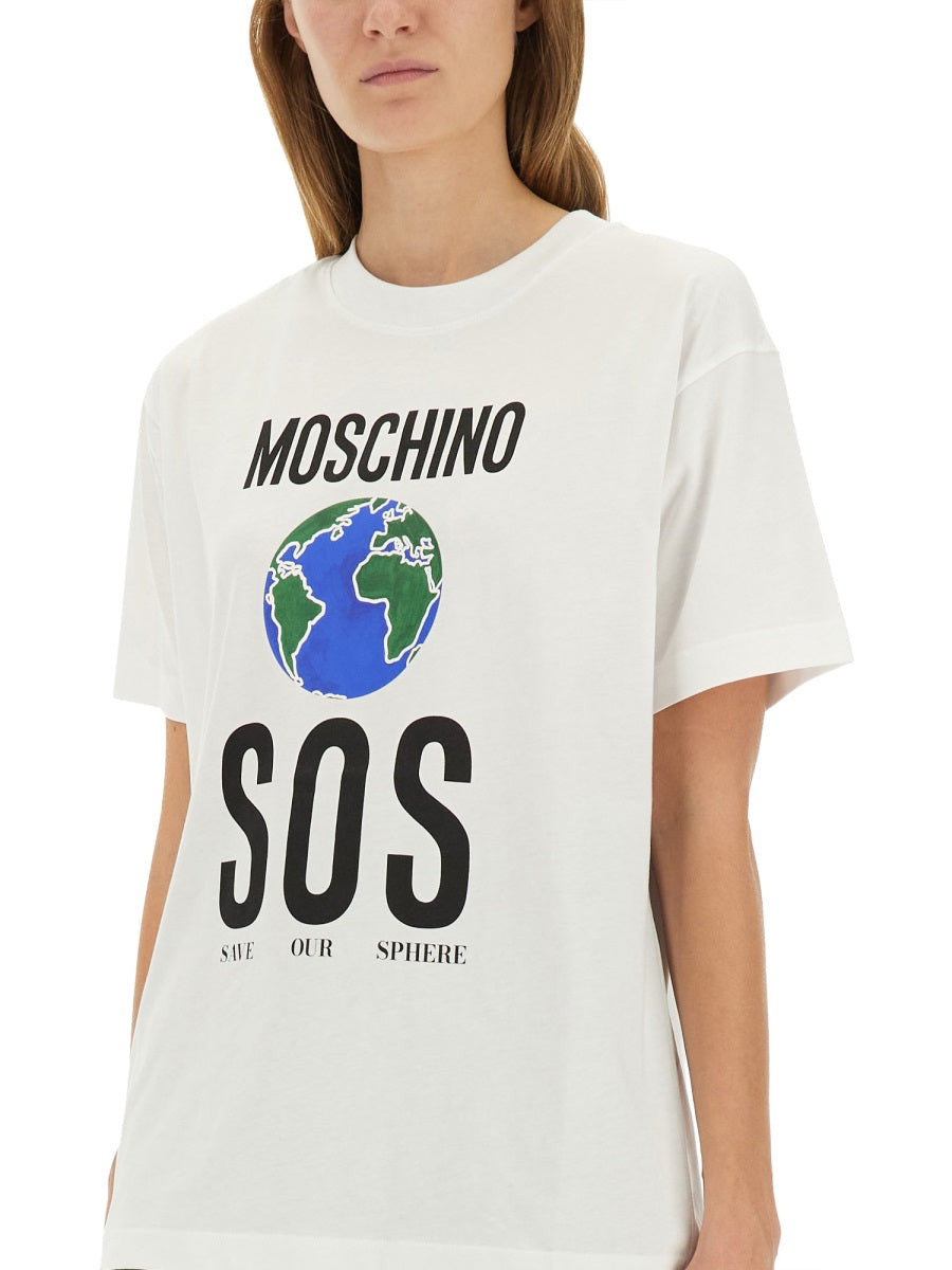 Moschino Women T-Shirt With Print - 4