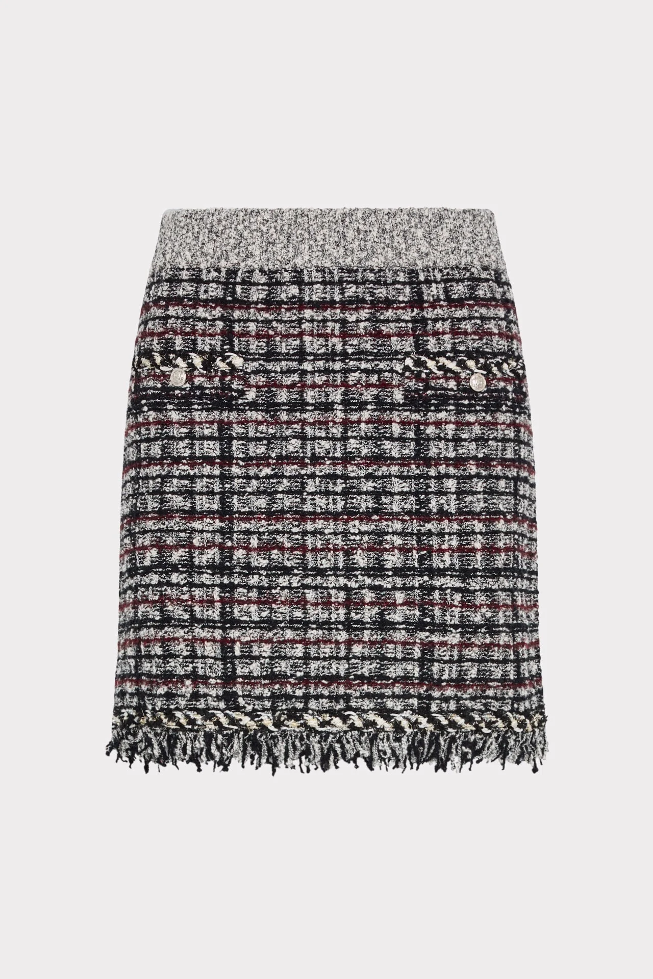 Dove Fringe Mini Skirt - 1