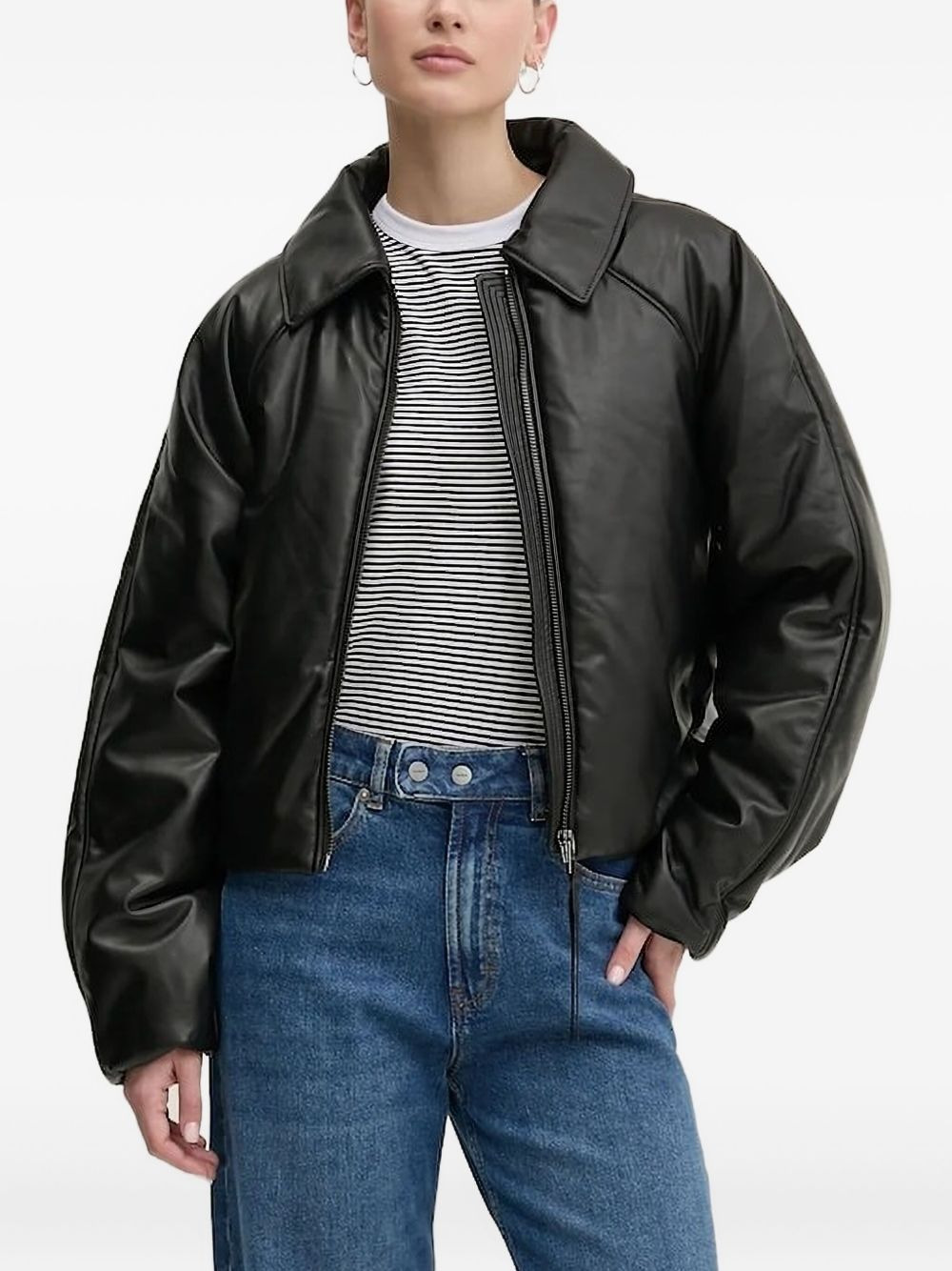 zip-up bomber jacket - 1