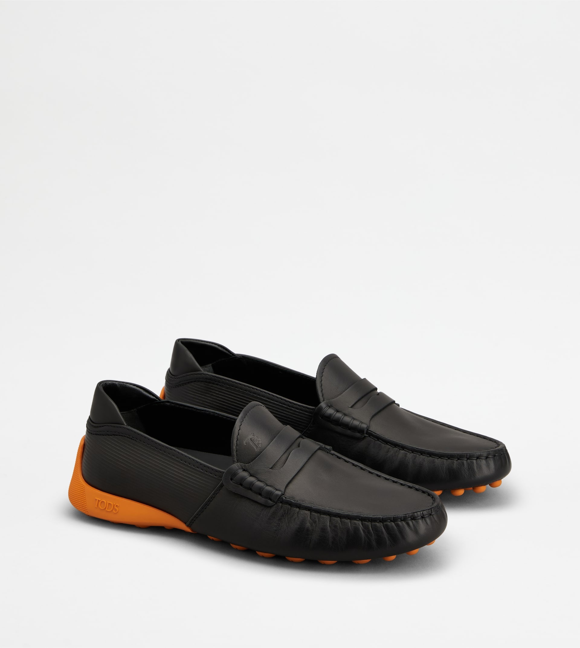 LOAFERS IN LEATHER - BLACK - 2
