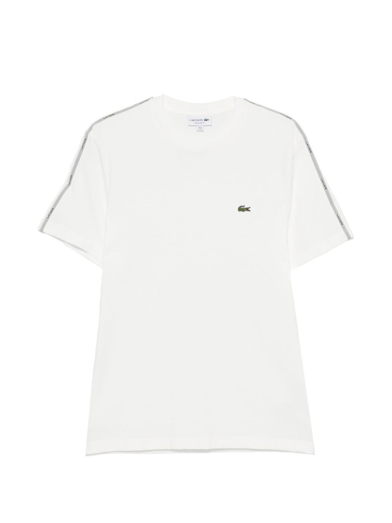 logo-patch tape-detail T-shirt 1