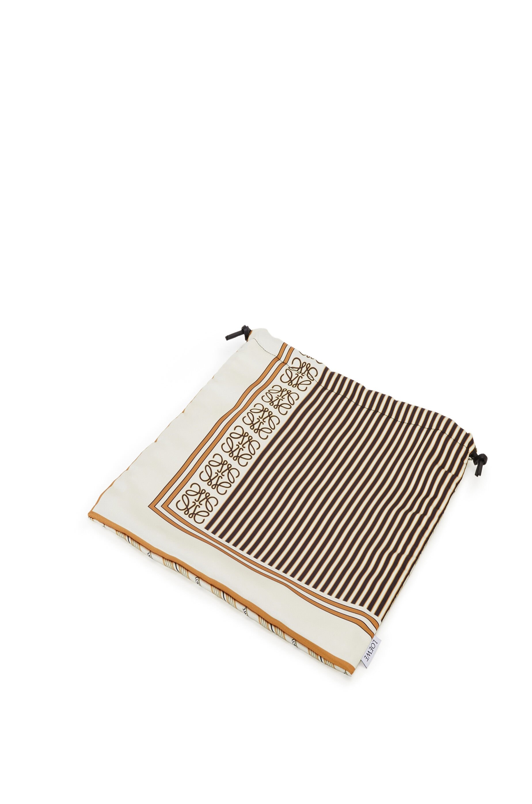 Medium drawstring pouch in cotton - 3