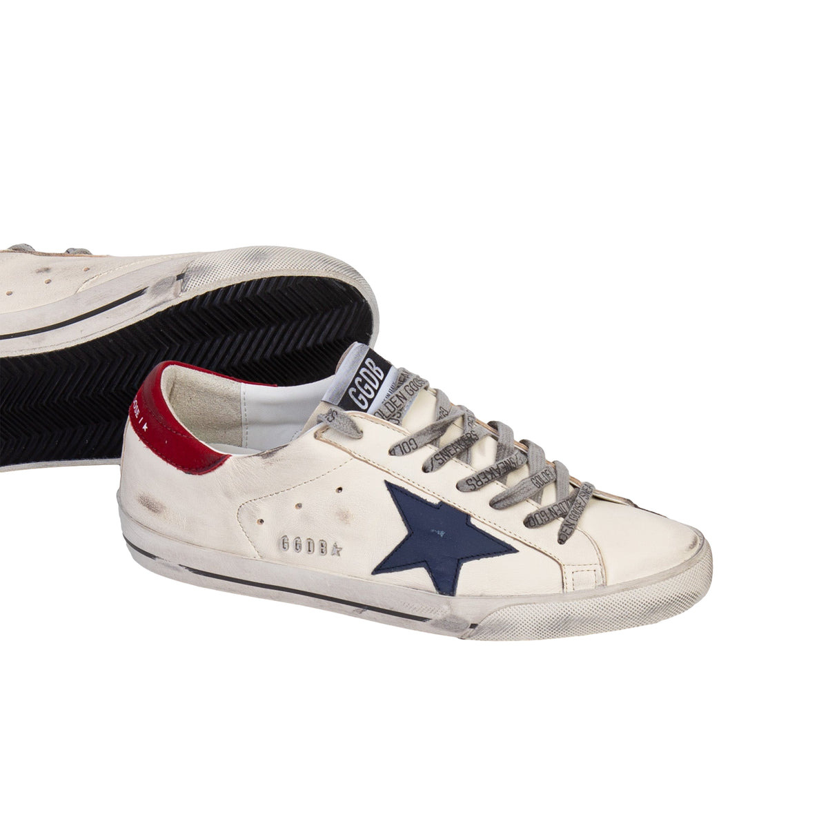 MEN'S SUPER STAR SNEAKERS (WHITE/BLUE/RED) - 3