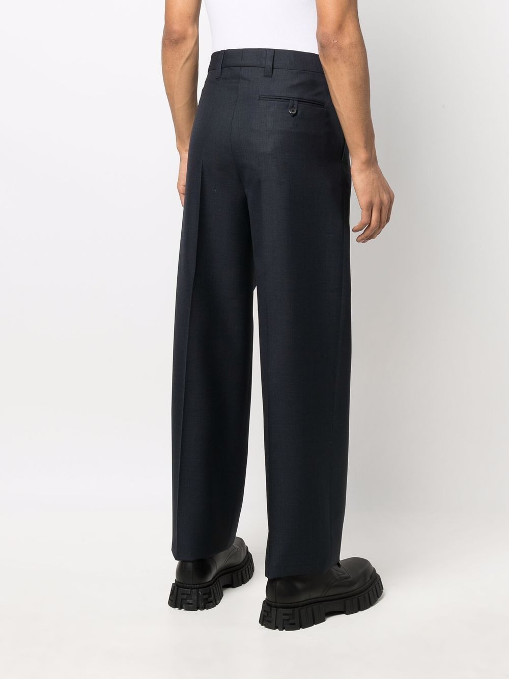 Glen plaid trousers - 4