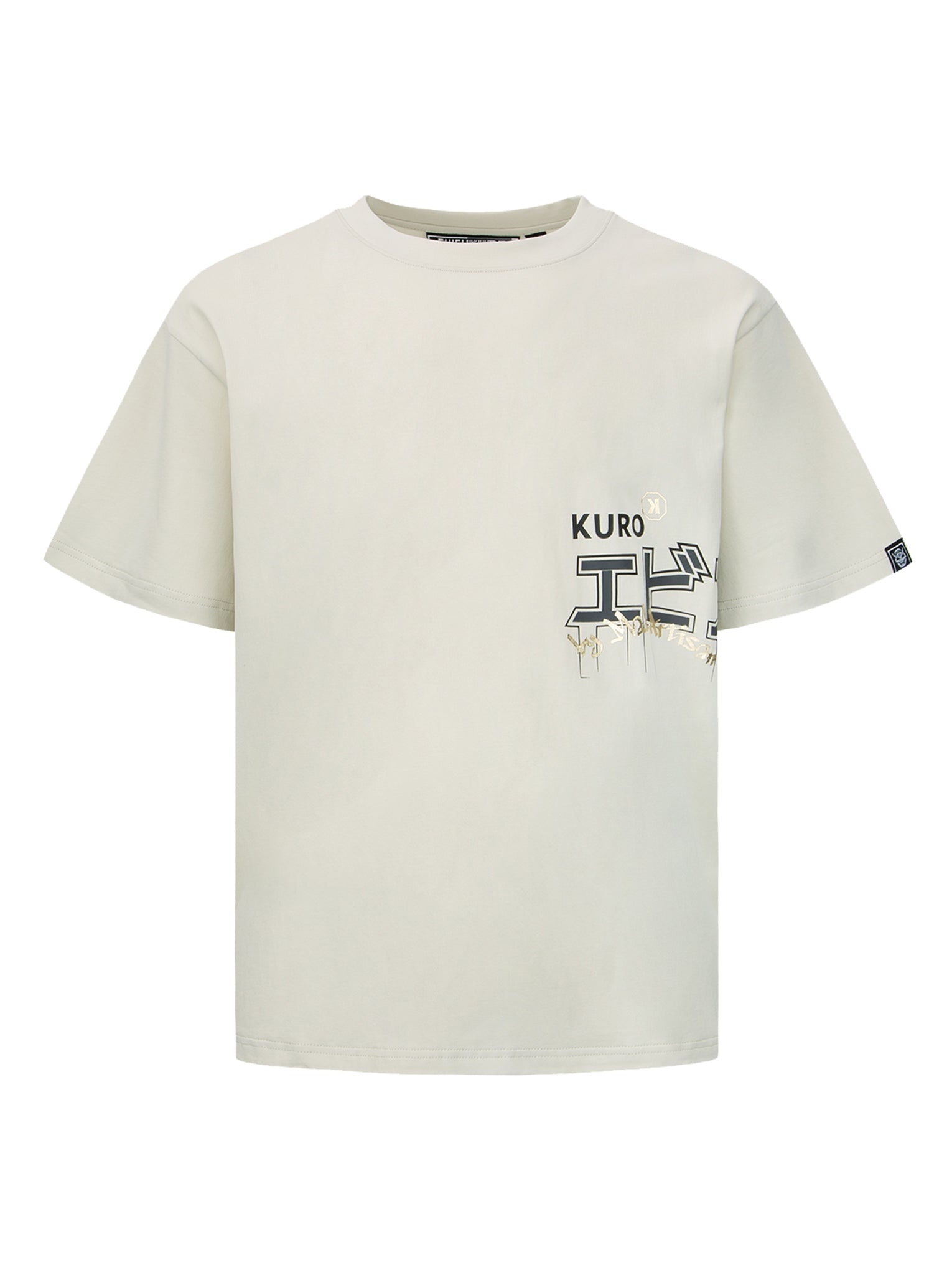 Graffiti Effect Logo and Slogan Print T-shirt - 13