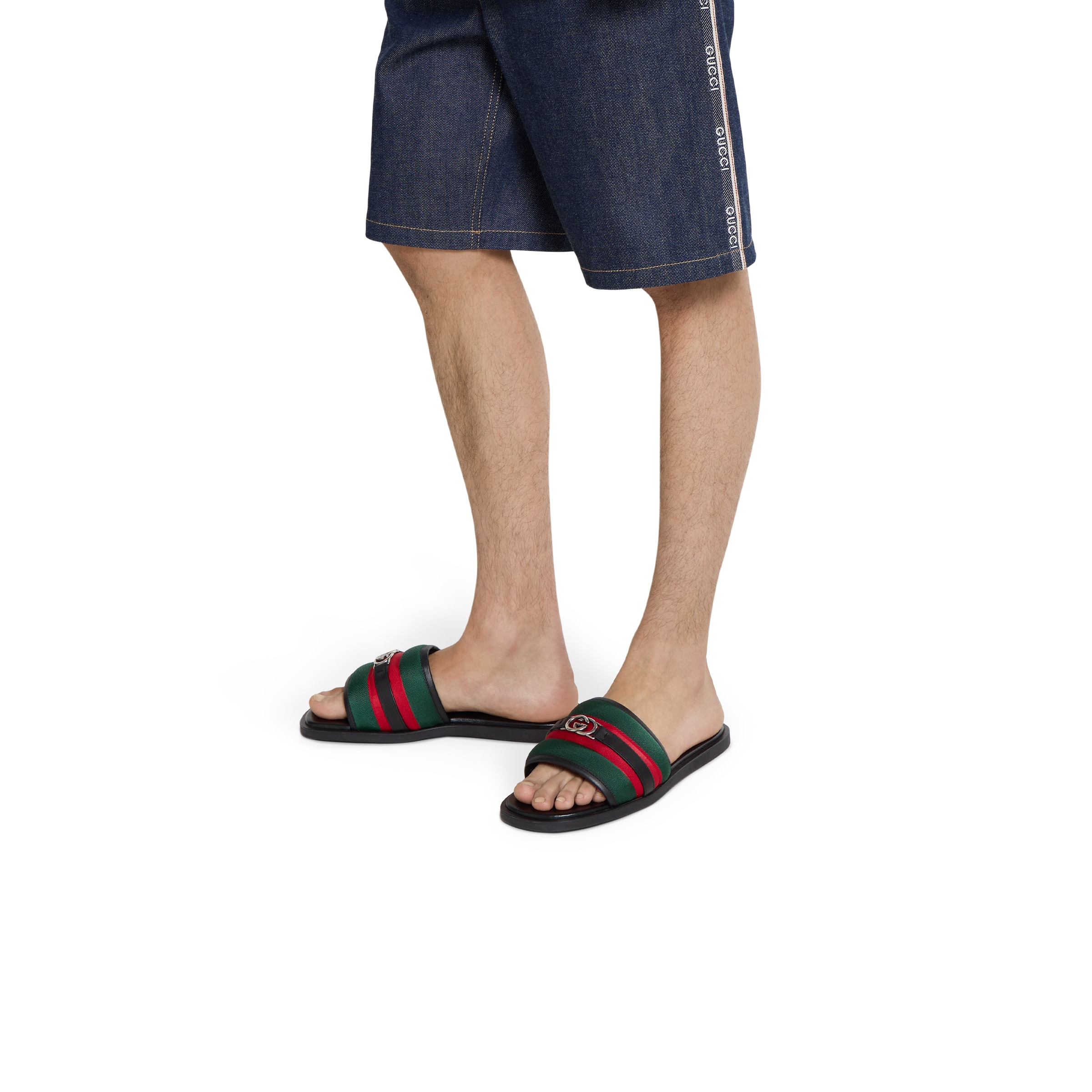 Men's slide sandal with Interlocking G - 3