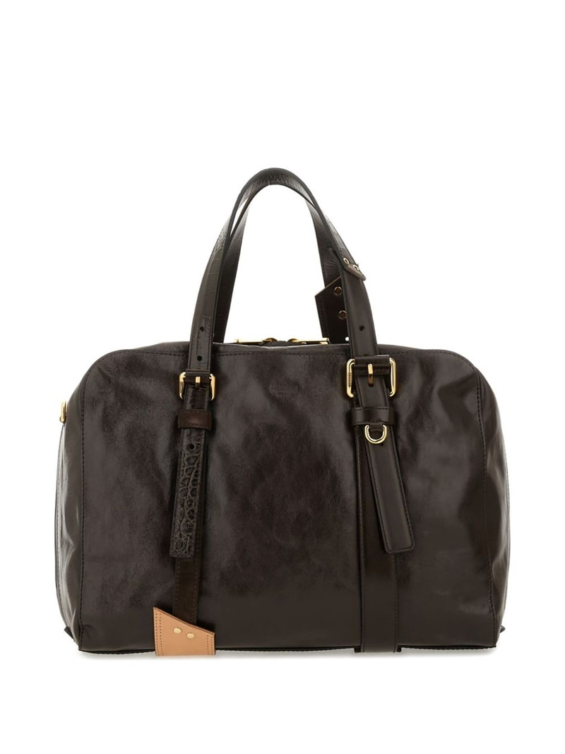 Moschino distressed-effect tote bag outlook