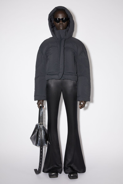 Acne Studios Hooded puffer jacket - Black outlook