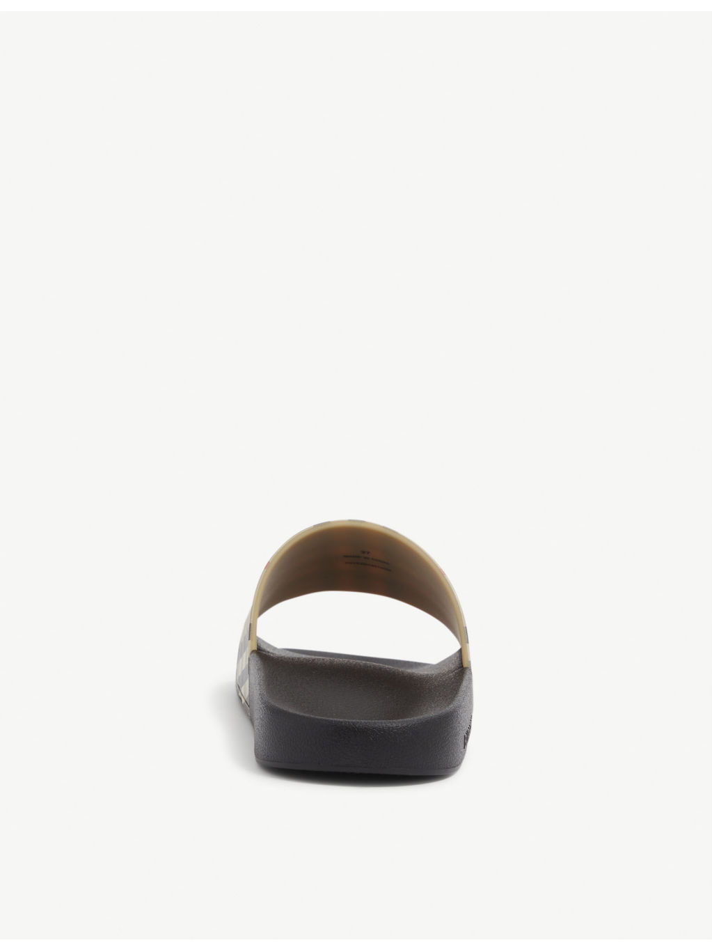 Furley check-print rubber sliders - 4