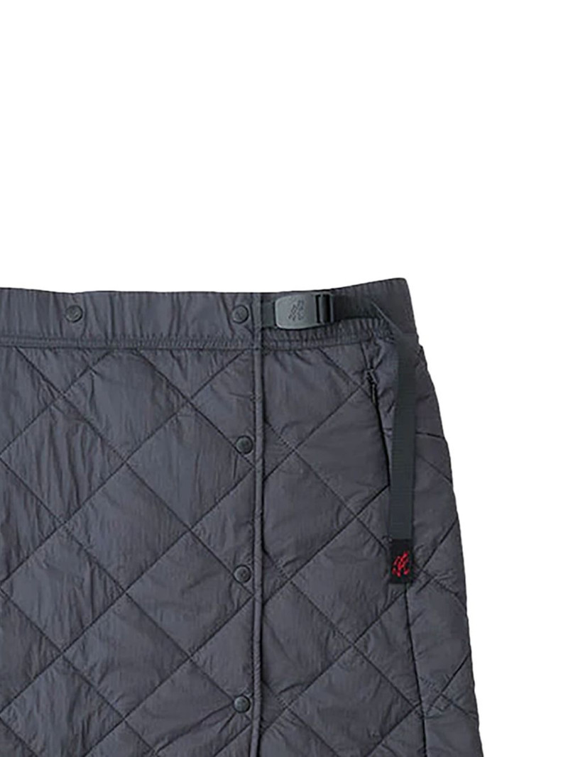 GRAMICCI quilted-effect midi skirt outlook