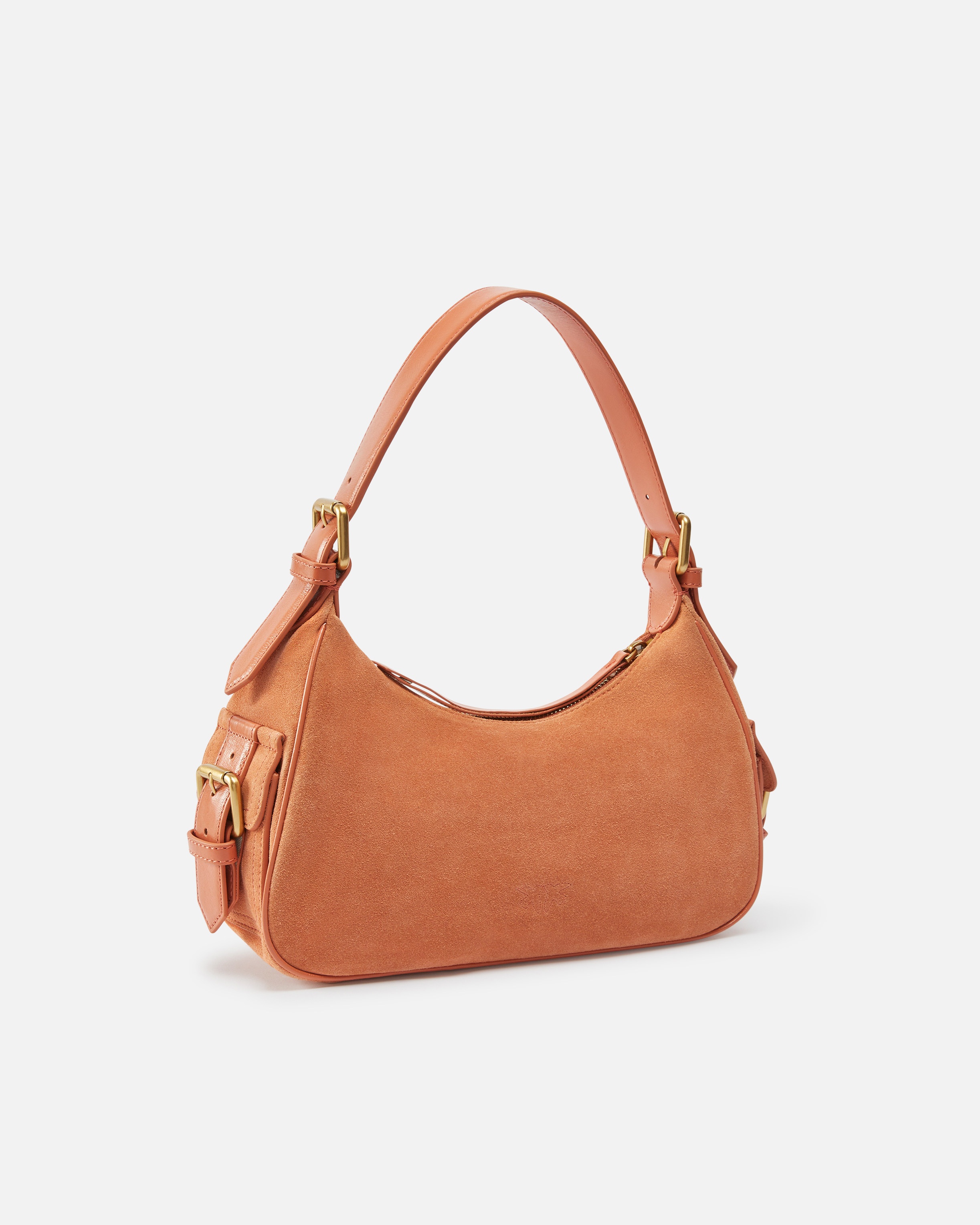 SUEDE CARGO SHOULDER BAG WITH POCKETS - 2