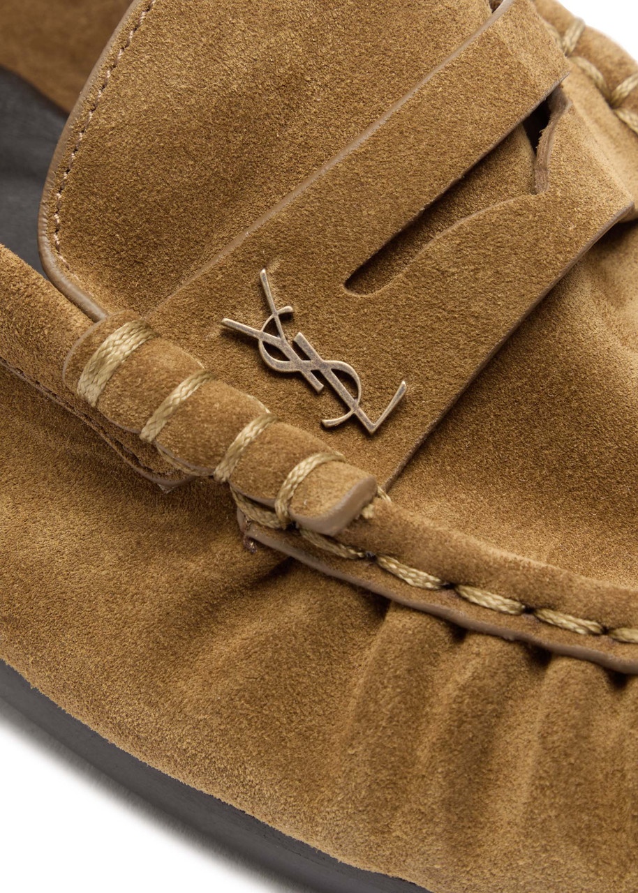 Saint Laurent Le Loafer Suede Loafers - 4