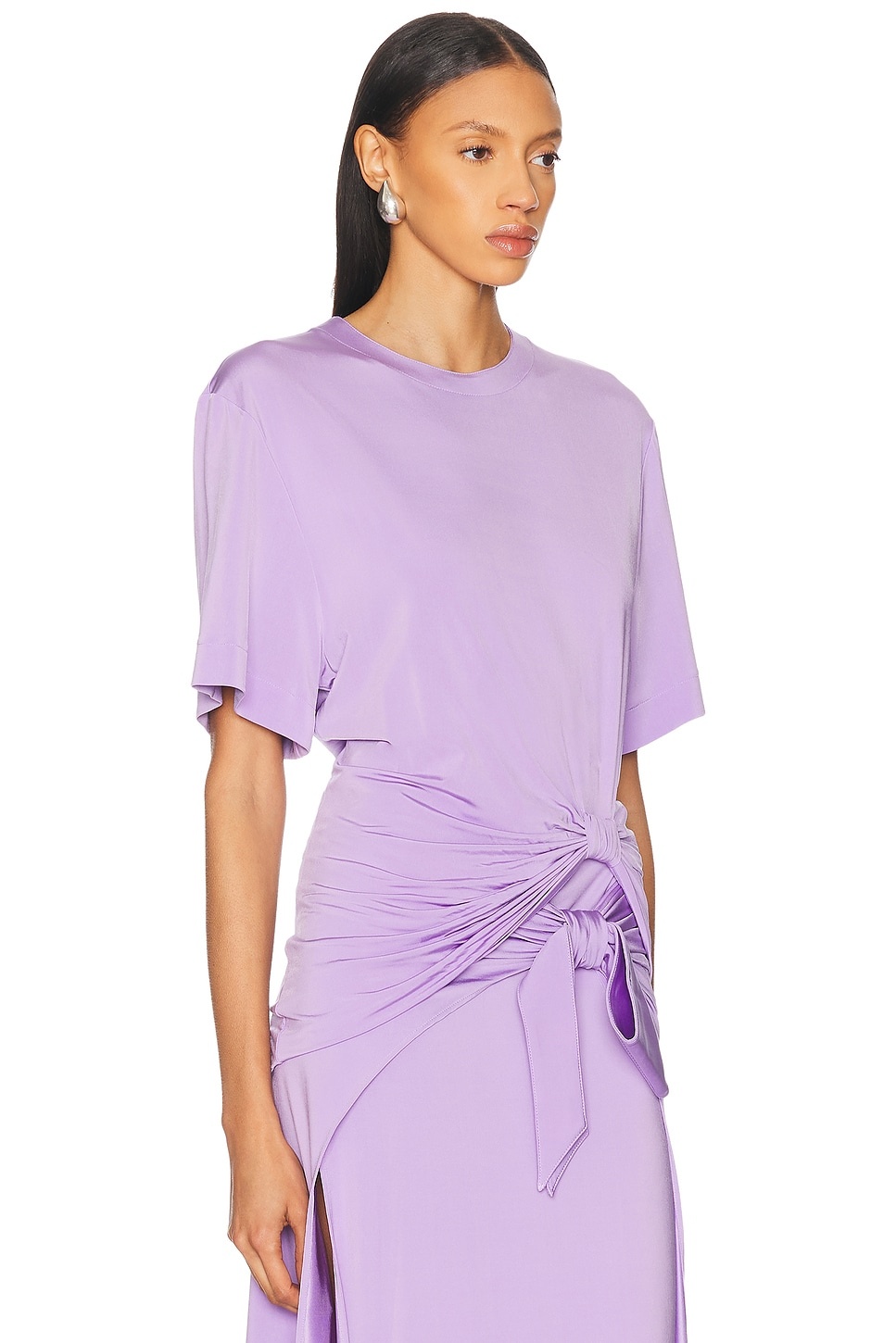 Tie Short Sleeve Top - 2