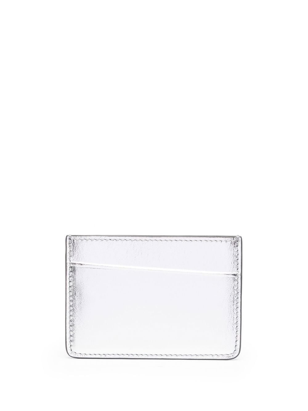 four-stitch metallic cardholder - 1