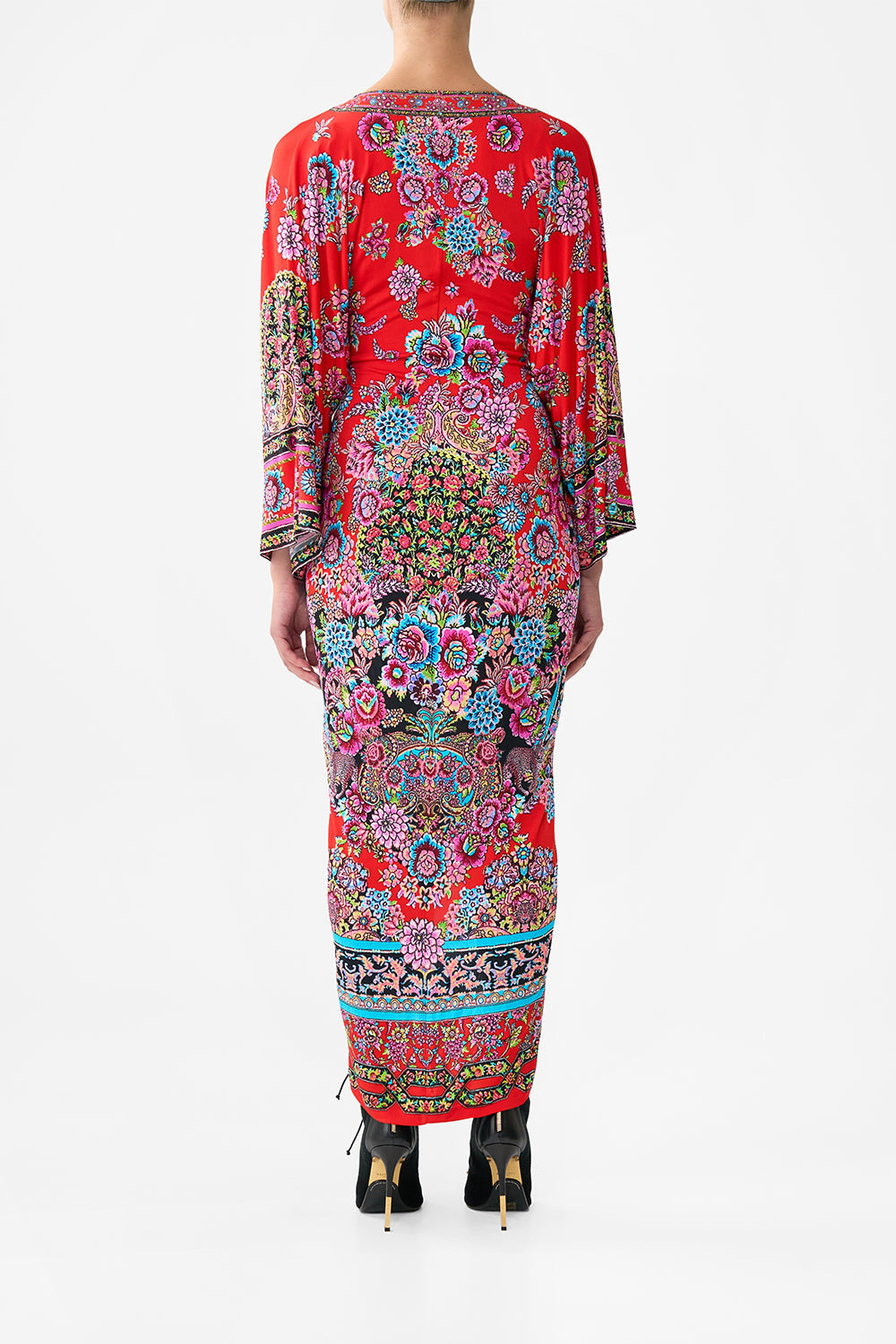 LONG SPLIT FRONT TWIST DRESS - 3