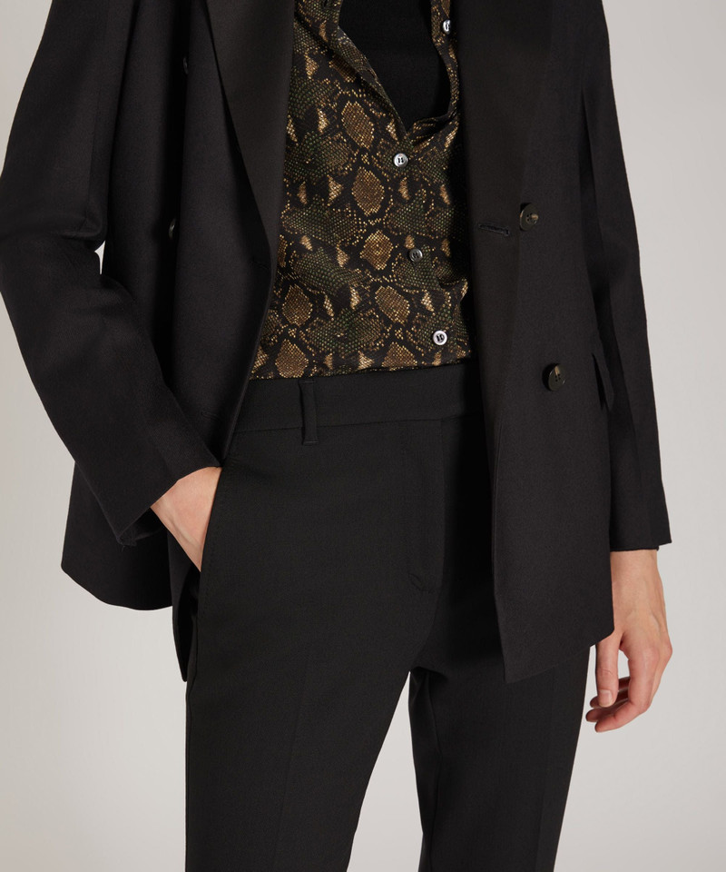Slim-fit trousers in certified two-way stretch wool 4