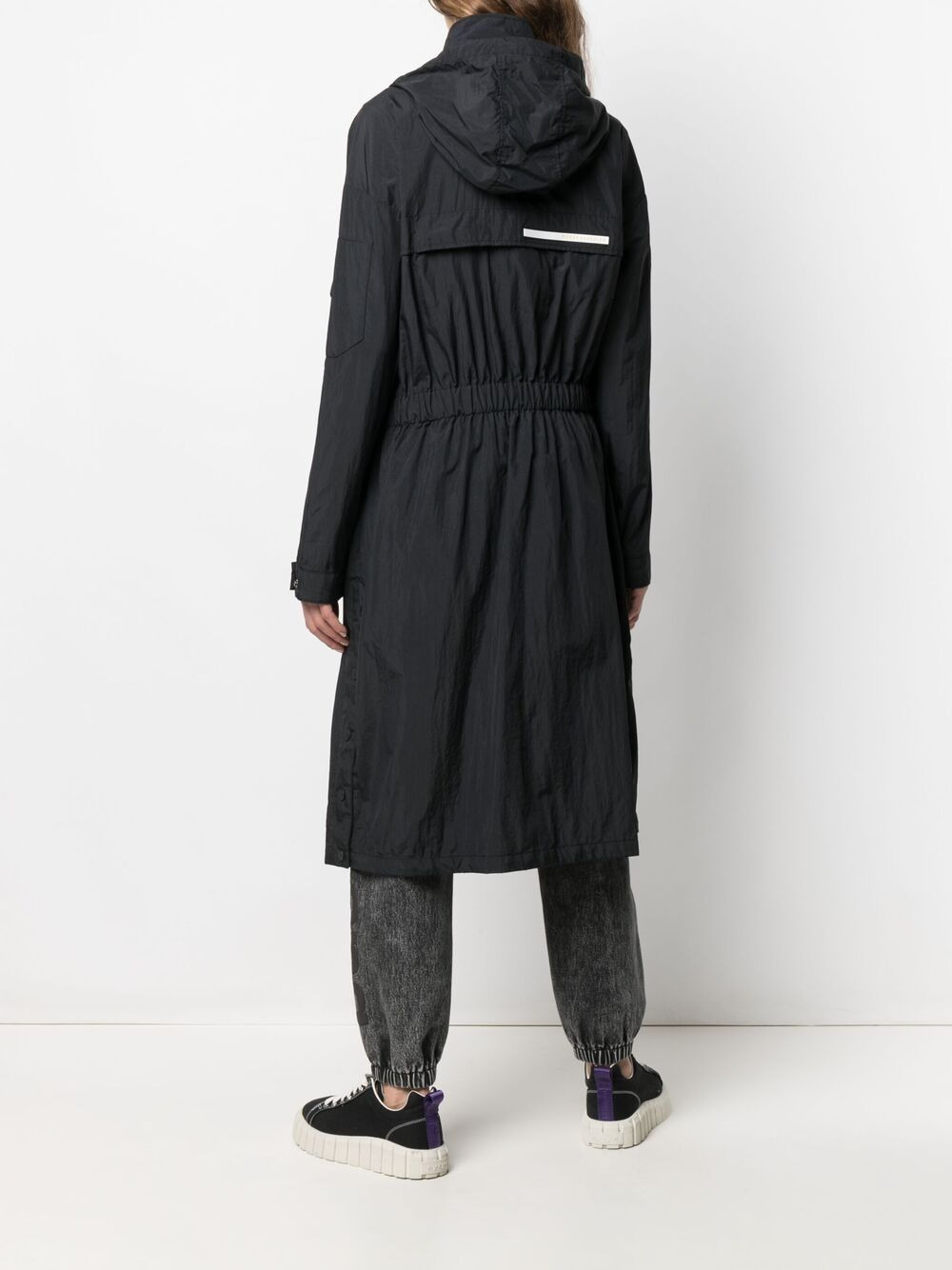 long-length hooded coat - 4