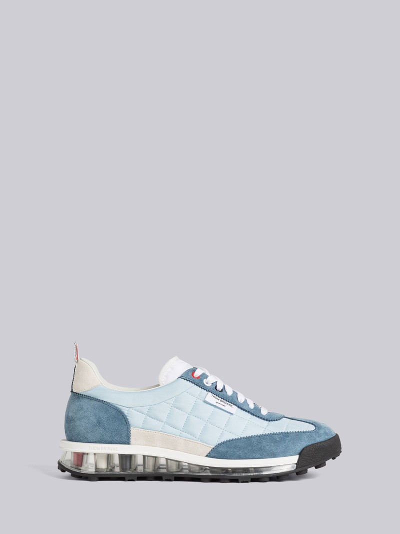 QUILTED NYLON CLEAR SOLE TECH RUNNER 1